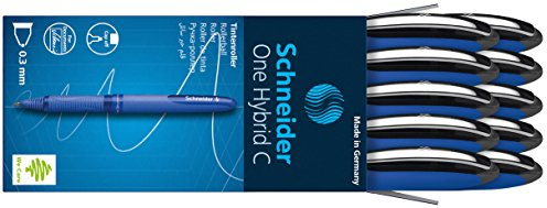 Schneider One Business Tintenkugelschreiber (0,3 mm, Ultra-Smooth-Spitze) 10 Stück schwarz