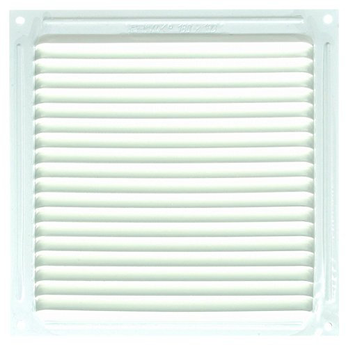 Brinox B70530D - Rejilla de ventilación (18 x 18 cm) color lacado blanco