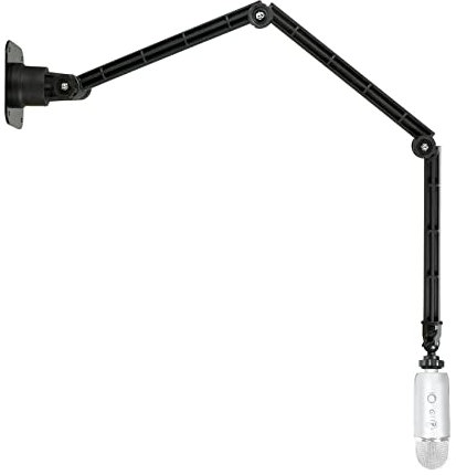 Acetaken 360° Tischklemme, Scherenarm Stativ Ständer Halter mit Kugelkopf Adapter für Logitech Webcam C922 X C930e C920 C615 - Schwarz