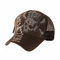 WITHMOONS Baseballmütze Mützen Caps Kappe Meshed Baseball Cap Skull Rhinestones Trucker Hat KR1751 (Brown)