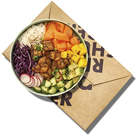 REISHUNGER Poké Bowl Box - Alle Grundzutaten für deine Poké Bowl zum Selbermachen - Für bis zu 4 Personen - MHD: 19.04.2025
