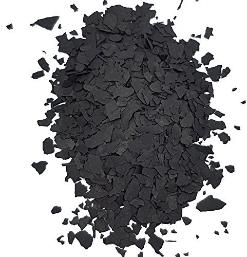 WO-WE Paillettes colorées W750 décoratives pour résine époxy revêtement de sol Noir - 3 Kg
