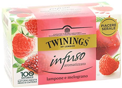 Twinings - Infusi Aromatizzati al Lampone e Melograno - Special Edition (20 Bustine)