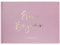 DeinWeddingshop Deluxe Hochzeitsgästebuch - personalisiert & veredelt - Gästebuch zur Hochzeit, Hardcover in Gold, Rosé-Gold, Silber oder Kupfer, A4 quer (Inhalt mit Fragen, altrosé)