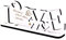 Dekolando Hochzeitsgeschenk Geldgeschenk Love Aufsteller mit Herzen - inkl. Personalisierung Name Datum - Geschenk Hochzeit 20 x 8 cm