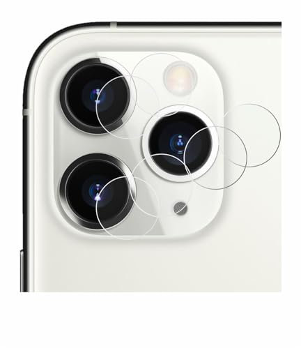 BROTECT Protector Pantalla para Apple iPhone 11 Pro (SÓLO Cámara) Protector Transparente (2 Unidades) Anti-Huellas