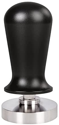 Ezebesta 51mm Kaffee Tamper Druckregulierend Edelstahl Kalibriert Espresso Stempel mit Griff 30lbs Anpressdruck Siebträger Zubehör