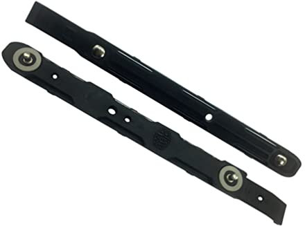 SOLUSTRE Schwarze Abs Festplattenmontageschienen für Computer Festplattenrahmen Ersatzschiene zum Schutz und Austausch Passend für 3,5-zoll Hdd im PC Gehäuse