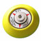 UKD 3 '' 75mm Crochet et Boucle Support Tampon ponçage Disque de Polissage avec perceuse abrasifs M6 Filetage mâle Support de ponçage Rack à bouteilles Jaune Montage sur table