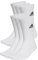 adidas Unisex Cushioned Sportswear Crew Socken, 6 Paar White/Black 22-24