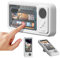Shower Phone Holder Waterproof,with Wireless Bluetooth Speaker,Anti Fog Touchscreen,Shower Phone Case Bathroom Kitchen Wall Mount for All Cell Phone Up to 7, Gifts for Men Women Kids (Color : Bianco