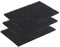 Wetterfeste Fußmatte Garten - Anthrazit 3er Set 40 x 60 cm - Schmutzfangmatte außen - Fussmatte leicht zu reinigen - Türmatte Plastik Borsten 2cm hoch