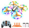 i9 Drone for Kids, Cool Toys Gifts for Boys Girls with Colorful Lights, RC Quarcopter with 3D Flip, Headless Mode, Altitude Hold, 2 Batteries and Speed Adjustment, Christmas & Birthday Gifts