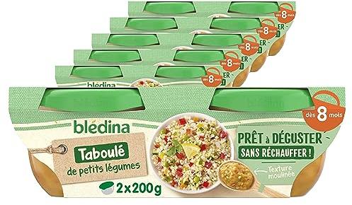 Blédina - Prêt à Déguster - Taboulé de Petits Légumes - Dès 8 mois - 12x200g