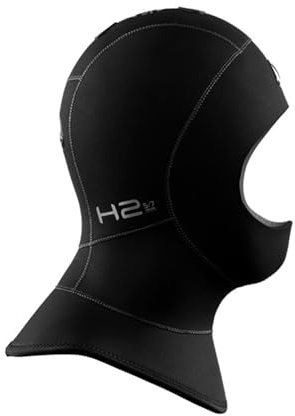 Waterproof H2 5/7 mm Kopfhaube mit Ventil Neoprenhaube (XL)