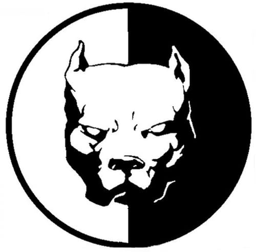 Cooler reflektierender Pitbull-Hunde-Aufkleber für Auto, LKW, Tür, Fenster, Warnaufkleber, Flimikun