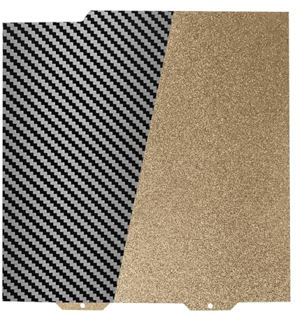 IdeaFormer Flexible PET PEI Druckplatte für Bambu Lab A1 Mini, Doppelseitiges Carbon Fiber PET + Textured PEI Federstahl Druckbett Platte 184x184 mm für Bambu A1 Mini 3D Drucker