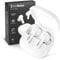freeVoice Wave 500 In Ear Kopfhörer I Bluetooth Kopfhörer mit 6 Mikrofonen I Aktives Noise Cancelling ANC & ENC I 6 h Wiedergabe I Wireless Earbuds für Sport & Business I IPX5 wasserdicht