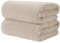 KinHwa 2er Pack Handtuch Haare, Mikrofaser Handtuch Haare, Flauschige Mikrofaser Handtücher, Microfaser Handtücher für die Haare, Weich &Saugstark 50x100cm, Hellbraun