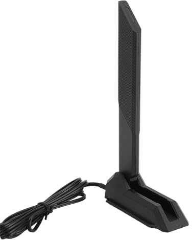 Antena WiFi de Triple Banda, Antena WiFi Eterna para PC de Escritorio, con Conector SMA 2.4G 5.8G 6G Tri Banda 12dBi Antena de Extensión WiFi SMA Magnética de Alta Ganancia