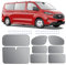 MaxAwe 8Stk Thermomatte Fahrerhaus passend für Ford Transit Custom SWB, Luxus Interne Auto Sonnenblende Frontscheibenabdeckung, Thermo Jalousien Set Verdunkelung, Sonnenschutz Windschutzscheiben Matte