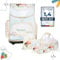 MUWO Kinder Schulranzen Set 5tlg. ergonomischer Leichter Schulrucksack mit Sporttasche, Turnbeutel, Federmappe, nur 920 Gramm (Fee Design)