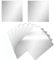ADERTOS 10 PCS Placa de Aluminio, 20x20cm Plancha de 0.2cm, Chapa Plata Para Modelismo y Construcción de Ferias