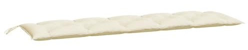 vidaXL Gartenbank-Auflage Creme 180x50x7 cm Oxford-Gewebe