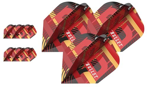 Target Darts Stephen Bunting Player Flights, G5 Pro Ultra Flight Multi Pack (Satz mit 9 Stück), Form Nr. 6 | Dart Flights Set, Professionelles Dart Zubehör, Player Edition Dart Flight Multipack