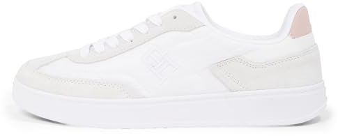 Tommy Hilfiger Court Sneaker Mujer Heritage Low Top, Blanco (White), 41