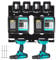 Vegena Wall Mount for Makita Batteries and Chargers - Makita Battery Holder for 18 V/14.4 V Batteries and DC18 Charger - Battery Wall Mount for Workshop and Garage