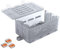 Wiska 10112450 KonnektIT 204 CL 3x221-413 Junction Box, 100x51x34, 3 x Wago 221, Transparent