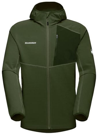 Mammut Herren Wanderjacke Outdoorjacke Madris Light ML Hooded Jacket, Farbe:Khaki, Artikel:1014-03842-40285 Marsh, Größe:2XL