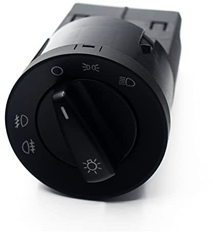 Vuzmode Schalterknopf for Scheinwerfer-Nebelscheinwerfer, for Skoda, Fabia, Octavia, Roomster Praktik, Superb 1996 1997-2010 OE 5JD 941 531 5JD941531 Auto-Nebelscheinwerferschalter