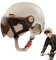 Casque de Scooter, Casque de vélo pour Adultes | Casque de vélo pour Adultes pour Femmes avec des Lunettes de Vent | Accessoires de Moto pour la Nuit, Le Nouvel an Chinois, la Saint-Valentin