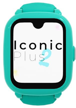 SaveFamily Iconic 2 Plus 4G. Smartwatch voor kinderen. Videogesprek, Video, Beller-ID, Muziek, Bluetooth, App Store, Whatsapp. GPS-kinderhorloge, Camera, SOS, waterdicht (Iconic 2 Plus, Mint)