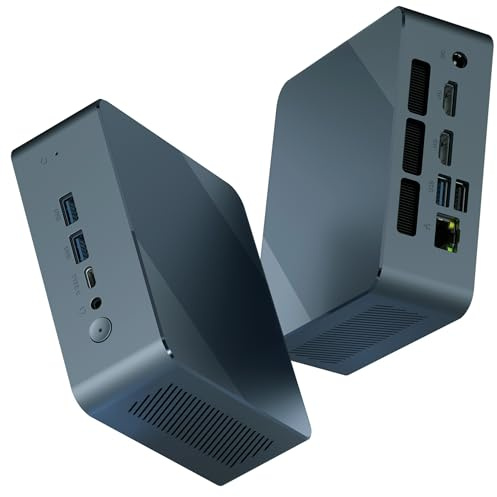 Getorli Mini PC, AMD 3550H(Max 3.7GHz), Mini Computers 32GB DDR4 RAM 1TB SSD, Mini Desktop Computer 4K 60Hz Displays/Dual HDMI/Type-C&USB3.2 Ports/RJ45 LAN/WiFi 5/BT5.0 for Home/Office/Business