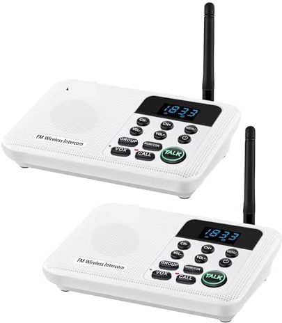 Citofoni wireless per la casa di interfono wireless for la casa, l'ufficio, l'ufficio, la comunicazione intercomunicante da stanza a stanza da 1 miglio Sistema citofonico domestico a lungo raggio