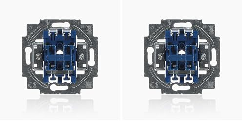 Busch Jäger 2020US-205 Wipp-Doppeltaster 2S Einsatz (Packung mit 2)