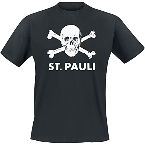 FC St. Pauli Totenkopf Männer T-Shirt schwarz M