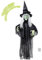 NET TOYS Sprechende Halloween Hexe Dekofigur Hängedekoration mit bewegbaren Armen Deko Hexenfigur Waldhexe Dekoration Halloweendekoration