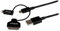 StarTech.com LTADUB1MB - Cable Combo USB a Lightning, Dock de 30 Pines, Micro USB, Color Negro