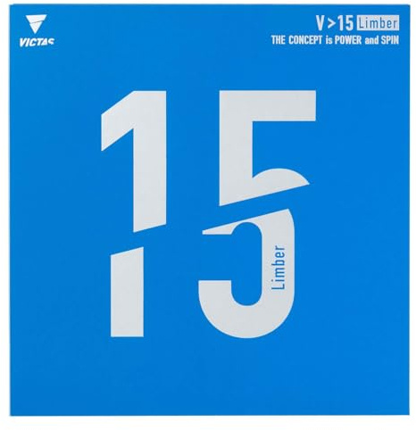 VICTAS - V > 15 Limber - Tischtennisgummi - Schwarz - 2.0