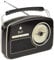 GPO Rydell Retro Tragbares UKW- und DAB+ Radio mit Retro-Zifferblatt - Schwarz