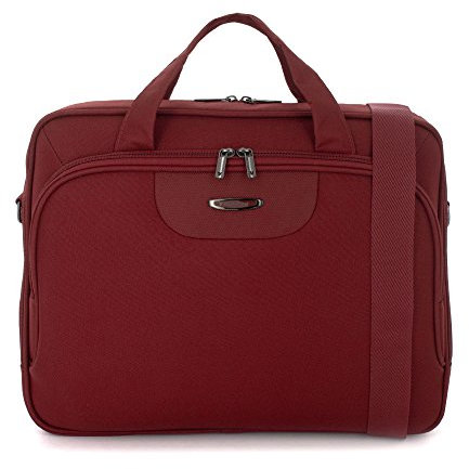 Roncato Easy Office, Cartella 2 Manici Porta Pc 15.6'' Unisex – Adulto, Rosso Scuro, One Size