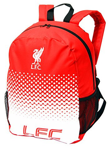 Liverpool FC Fade Wappen Design Rucksack (Einheitsgröße) (Rot/Weiß)
