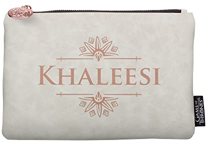 Half Moon Bay Game of Thrones Khaleesi Kulturbeutel, Weiß, Weiss/opulenter Garten, 16 (Alto) x 24 (Ancho) x 2 (Profundo) cm