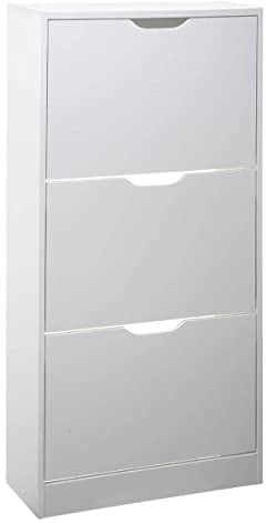 5 five simply smart Meuble Range-Chaussures 3 tiroirs Blanc