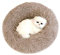 Sunnykud Deluxe Haustierbett Rundes Plüsch Bett für Haustiere in Doughnut-Form Hundebett Katzenbett Flauschig Weich Hundekissen Hundesofa Wasserfeste Unterseite Katzensofa