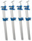 Dapetz ® 4x aluminum sash clamp 1200mm sash clamps. Deep-cut acme thread enables final tightening and application of clamping pressure. Made with u-section aluminum